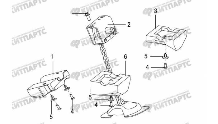 Лифт запасного колеса Great Wall DW Hower H5