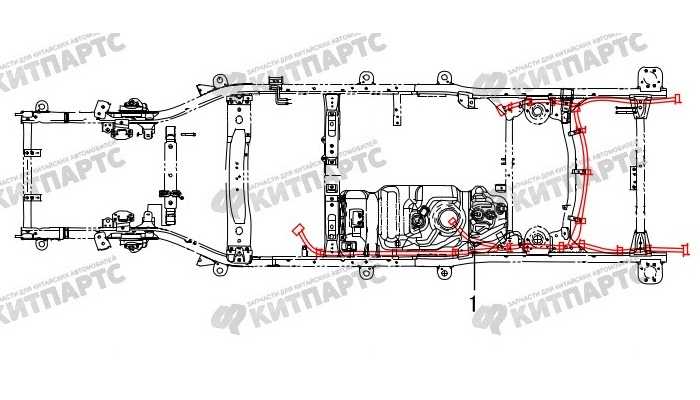 Жгут проводов рамы Great Wall Hover H5