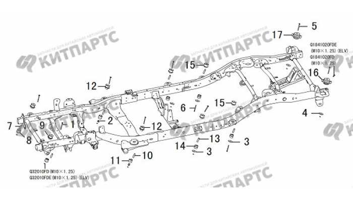 Подушки кузова Great Wall DW Hower H3